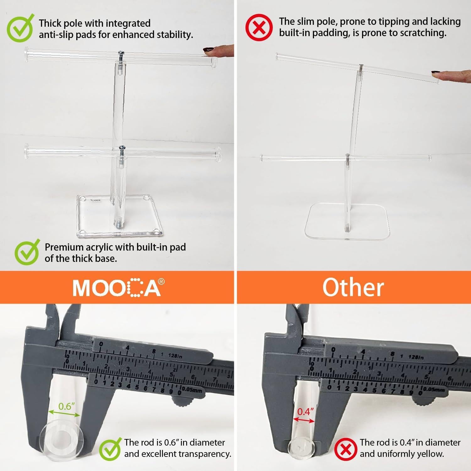 Organizador de Joyería Acrílico MOOCA Deluxe 2 Niveles