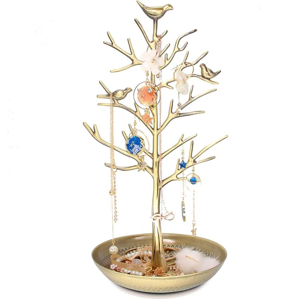 Soporte de Joyería INVIKTUS Árbol Vintage Cian 30 cm