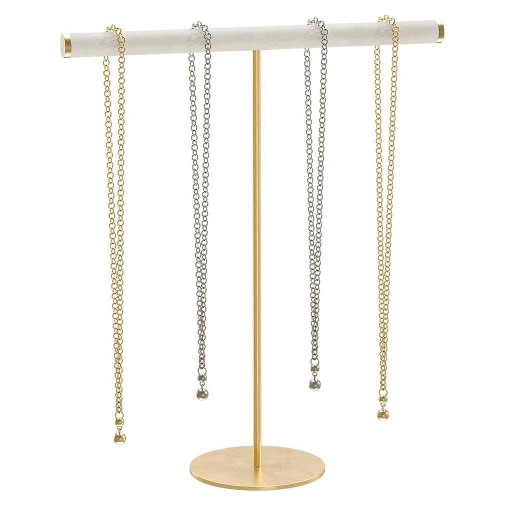 Soporte Organizador de Joyería Justsoso T-Bar Beige 30.48 cm