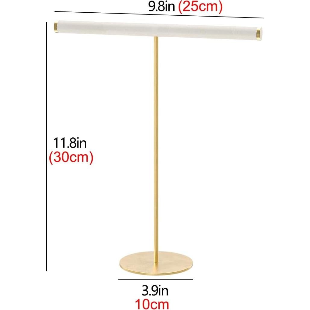 Soporte Organizador de Joyería Justsoso T-Bar Beige 30.48 cm