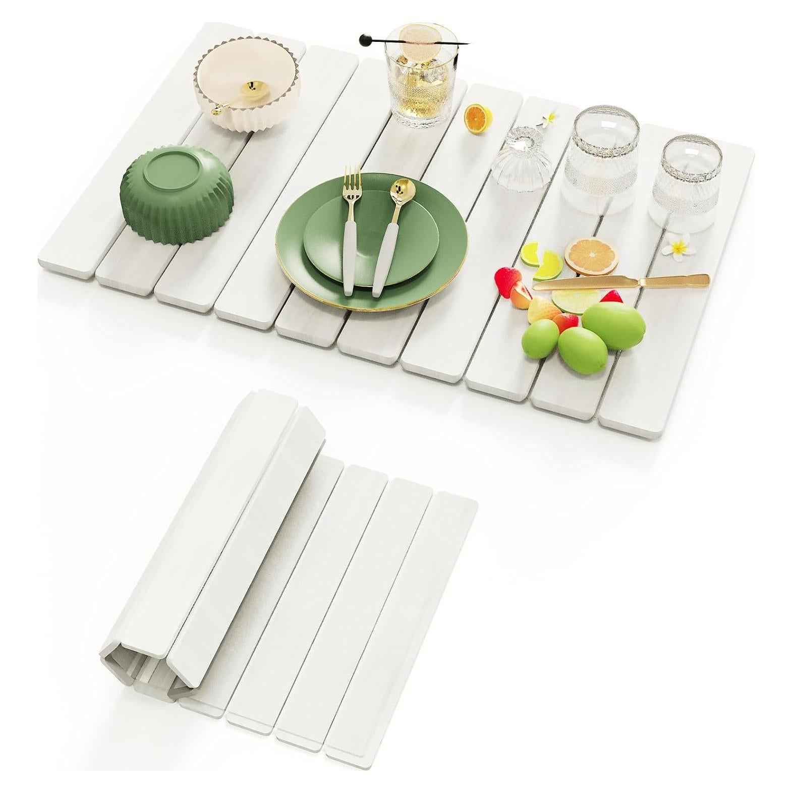 Alfombrilla de Secado de Platos de Piedra Diatomácea 58.4x38.9cm