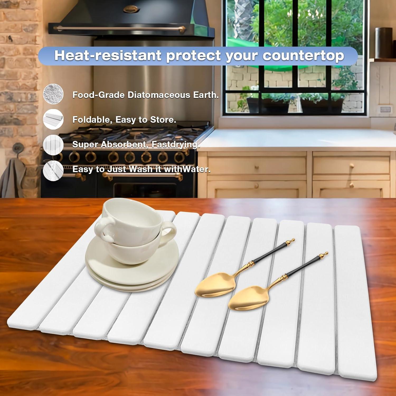 Mate de Secado de Piedra Diatomácea RAIN SPIRIT 61x41 cm