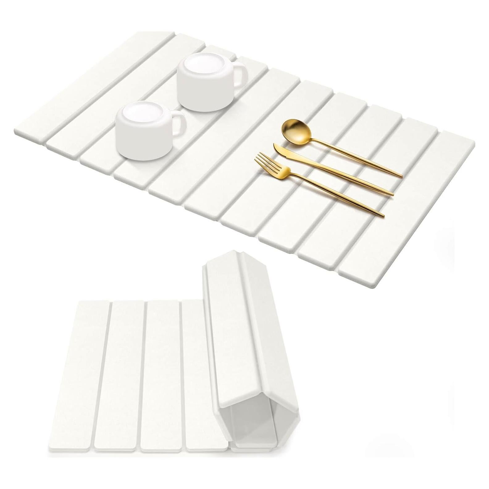 Alfombrilla de Secado de Piedra Diatomácea Leilifre Grande 61x41cm