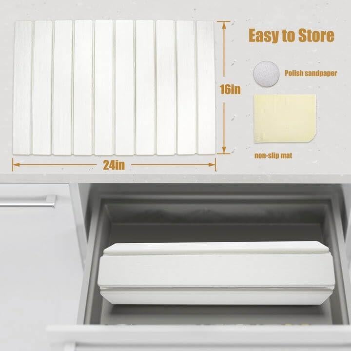 Alfombrilla de Secado de Piedra Diatomácea Leilifre Grande 61x41cm