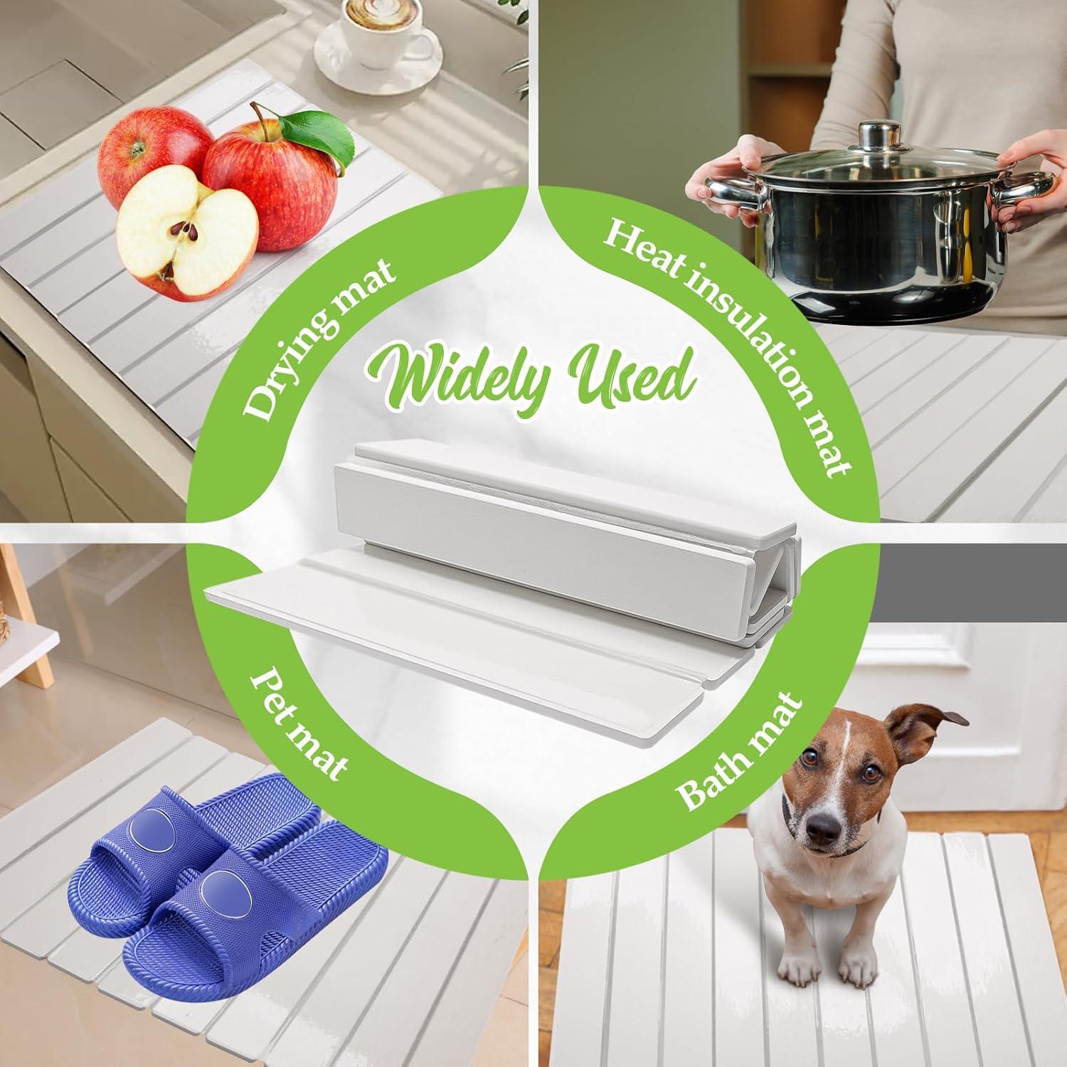 Alfombrilla Grande de Secado de Platos Pletpet 71x40 cm Antideslizante