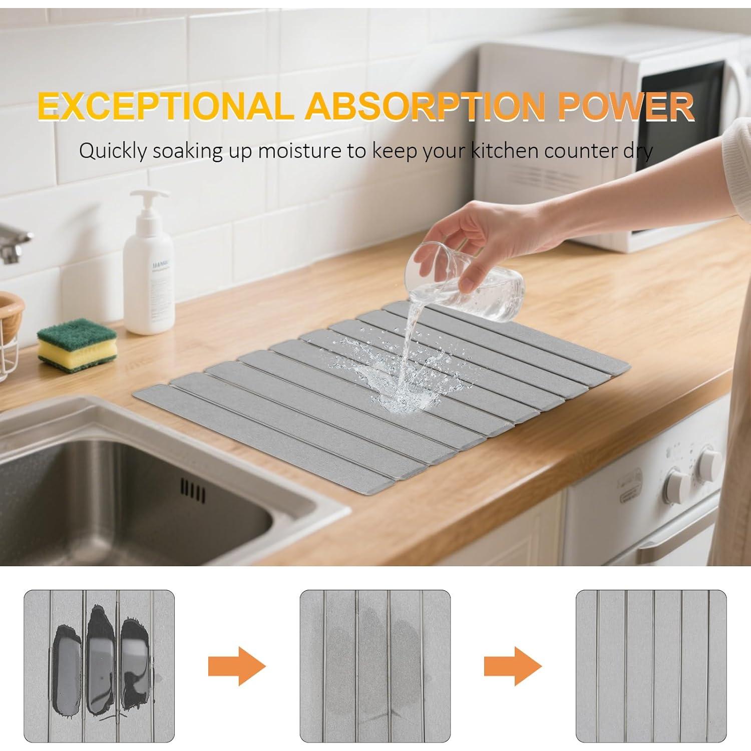 Alfombrilla de Secado Diatomácea iWEDN 60x39cm Antideslizante