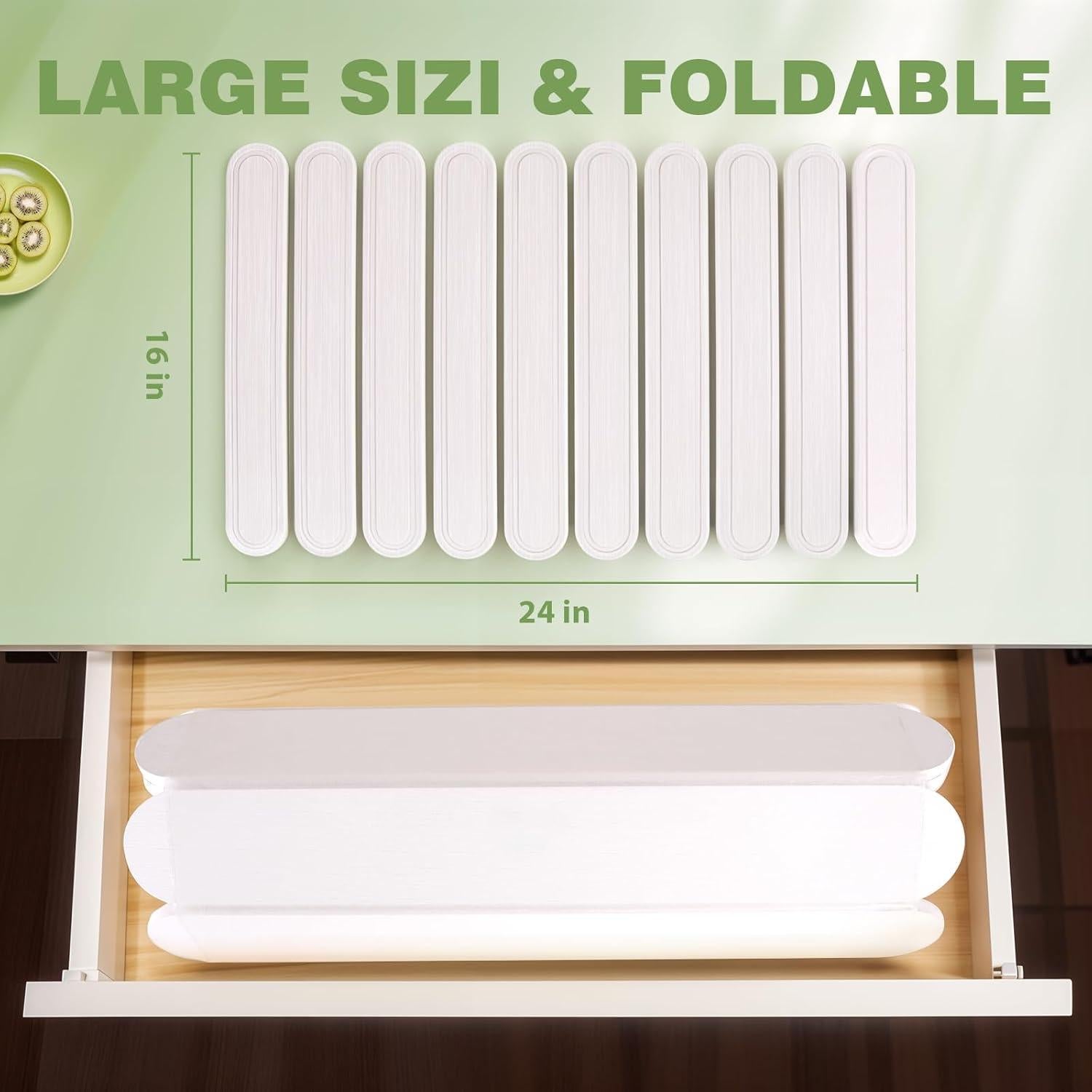 Alfombrilla de Secado de Platos DONG GUAN 61x41cm Ecológica Blanca