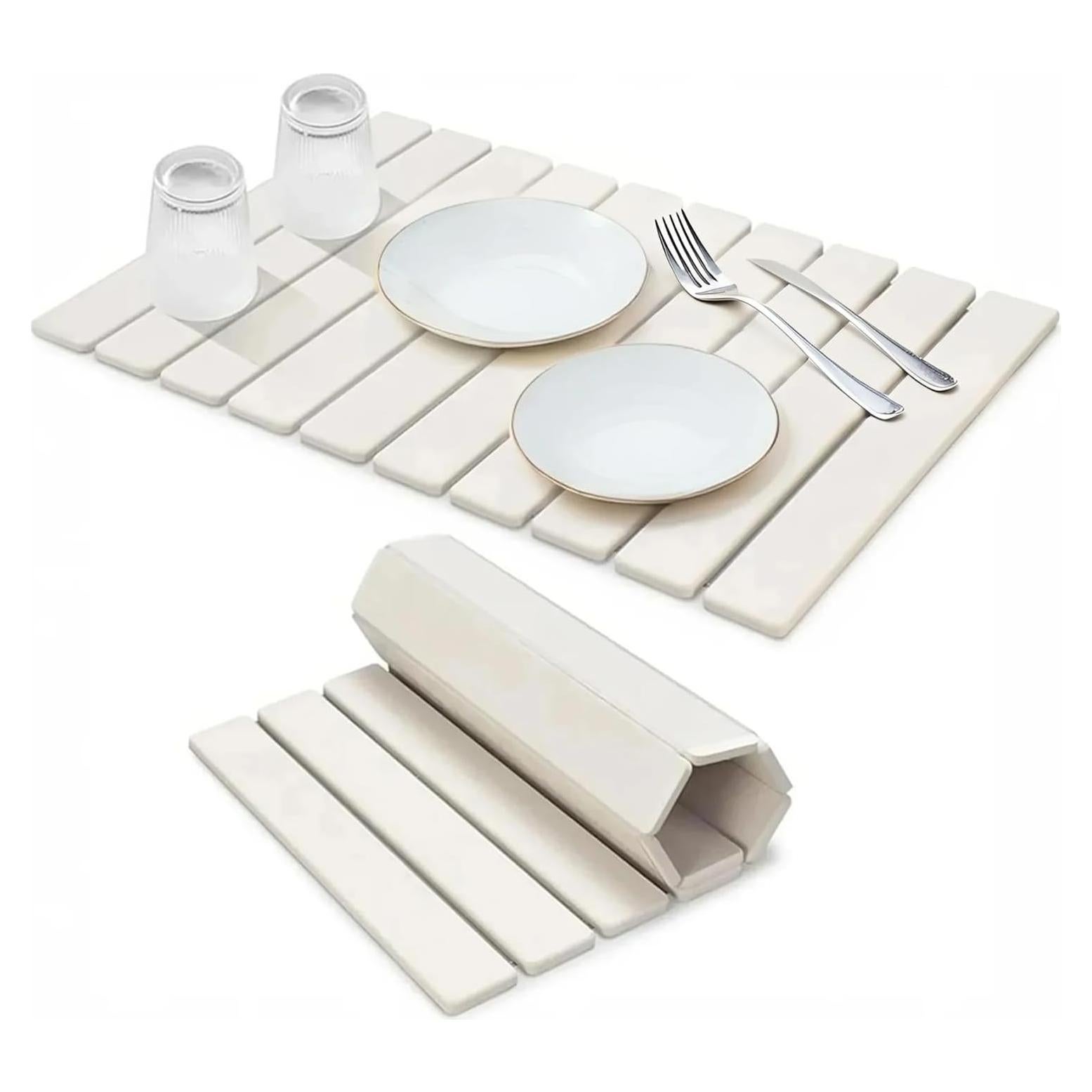 Alfombrilla de Secado de Platos PDAENLKY 61x41cm Diatomácea