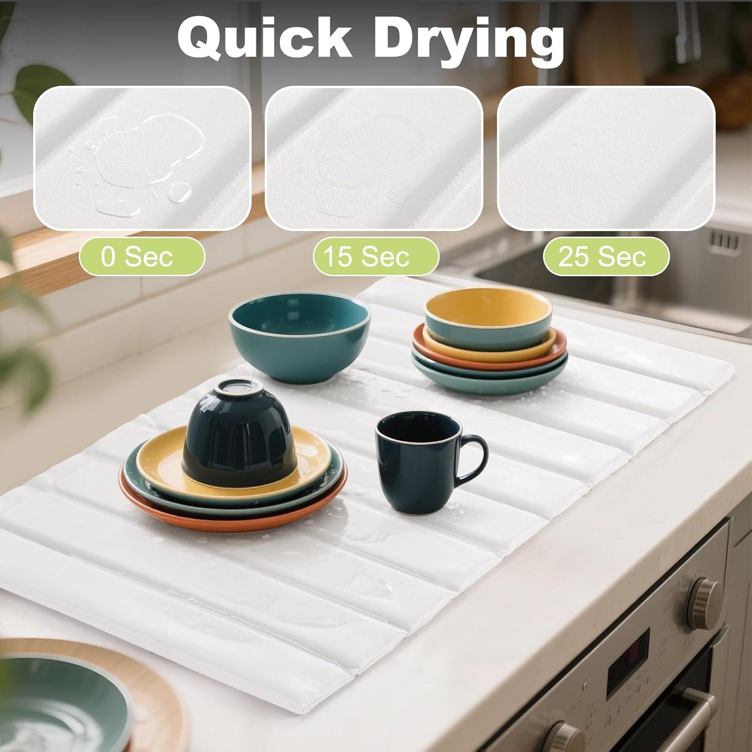 Alfombrilla de Secado Oxydrily 60x39 cm Diatomita y PU