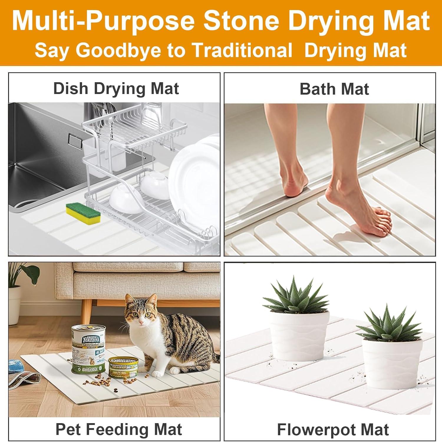 Alfombrilla de Secado de Piedra Diatomácea Infphoto 61x40.6cm