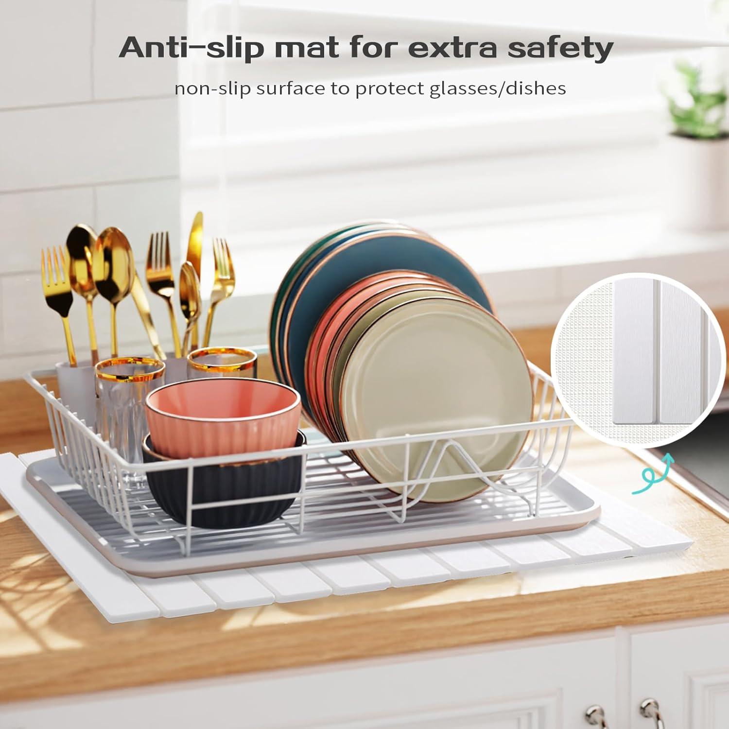 Alfombrilla de Secado de Platos BELLPO 60x40 cm Ecológica Antideslizante