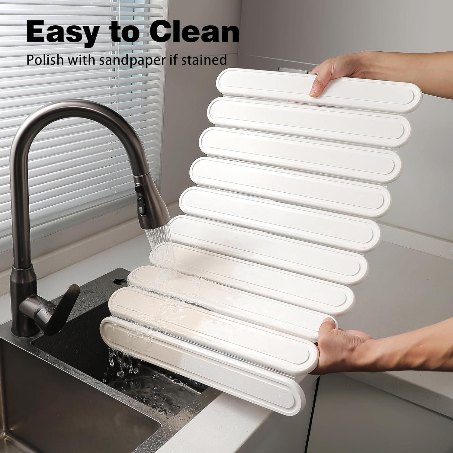 Alfombrilla de Secado de Piedra Diatomácea Imgrose 60x40 cm Blanca