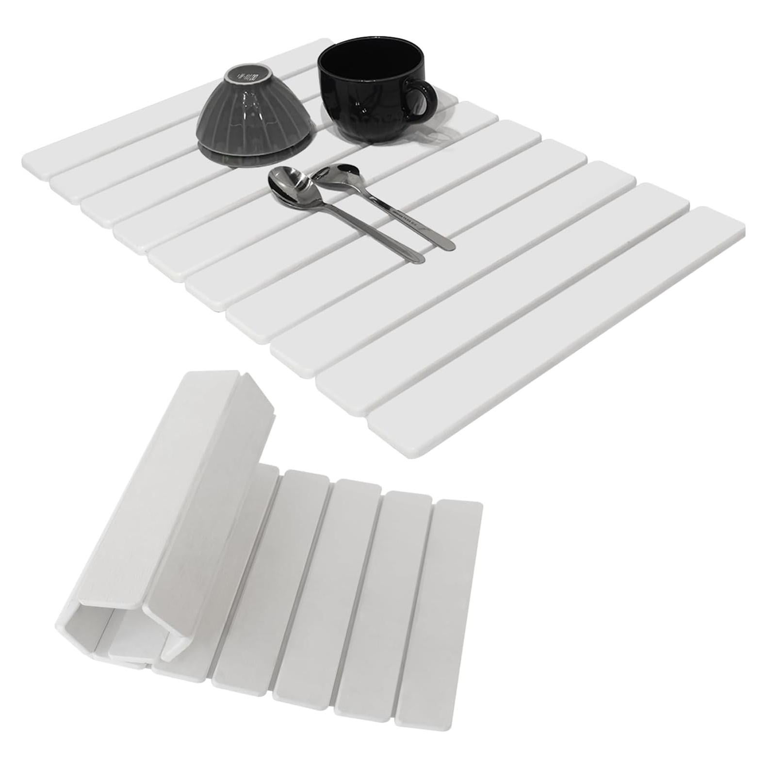 Alfombrilla de Secado Rápido Hopegiver 60x39 cm Blanca