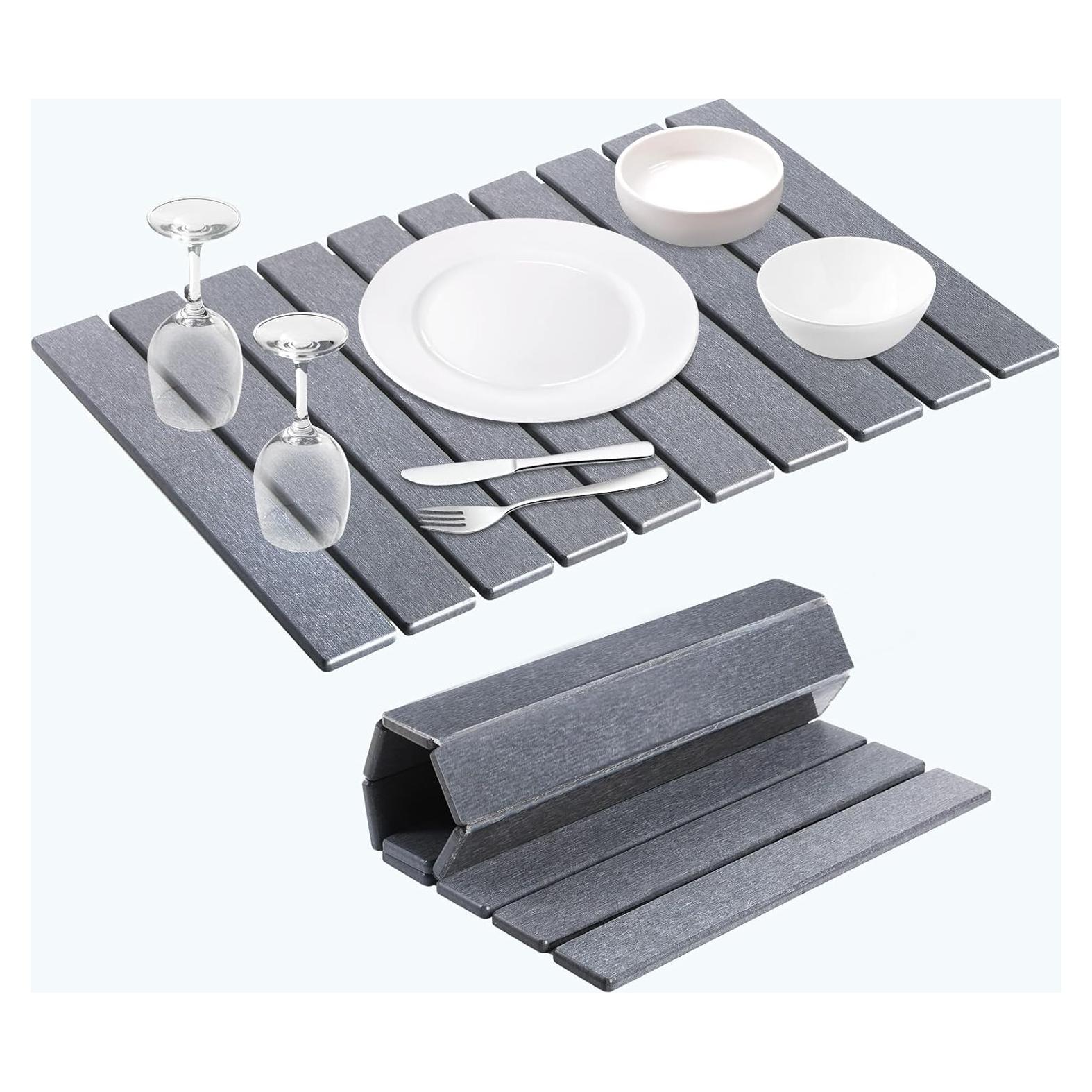 Alfombrilla de Secado de Piedra Diatomácea Lenone 58x38 cm