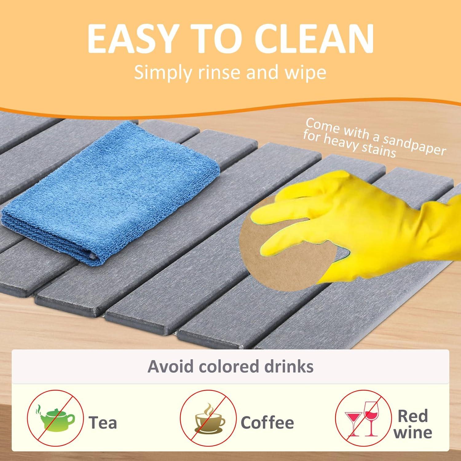 Alfombrilla de Secado de Piedra Diatomácea Lenone 58x38 cm