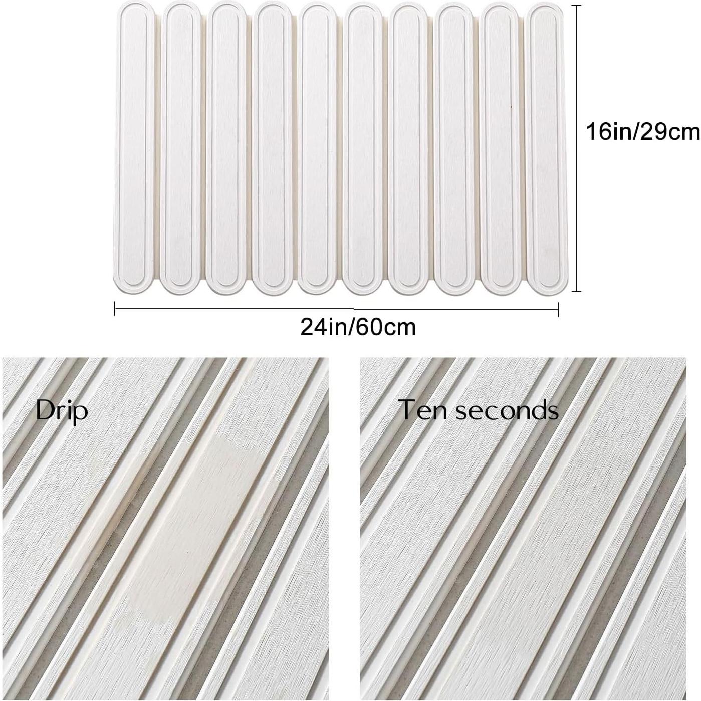 Alfombrilla de Secado de Platos Fiebixun 61x41cm Antideslizante