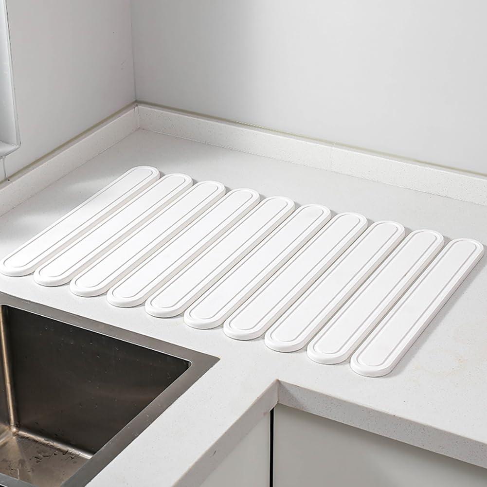 Alfombrilla de Secado de Platos Fiebixun 61x41cm Antideslizante