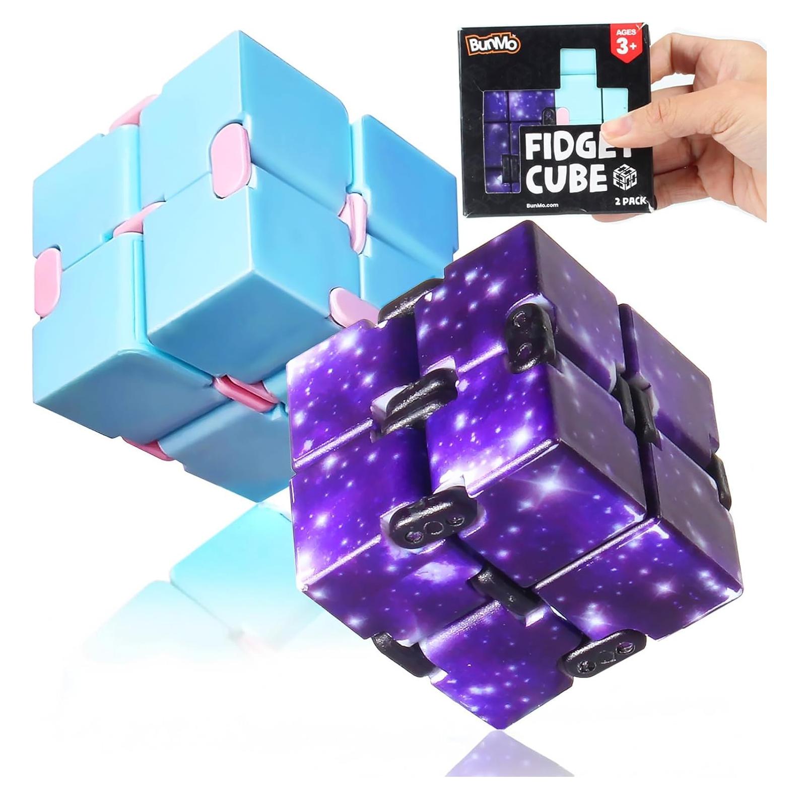 Cubo Infinito BUNMO Antiestrés Paquete de 2 - Juguetes