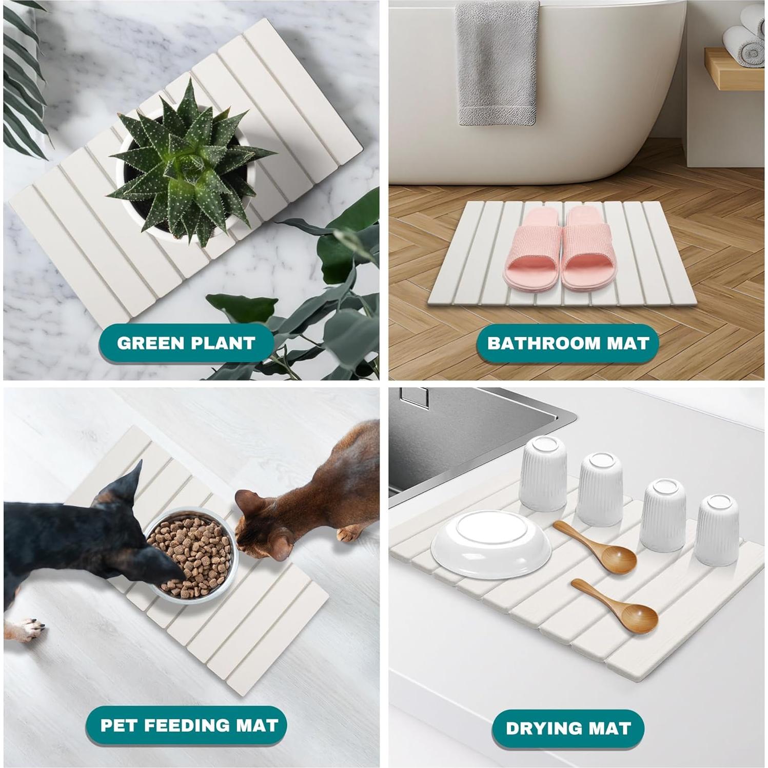 Alfombrilla de Secado Rápido JLSKCN 60x38 cm Ecológica