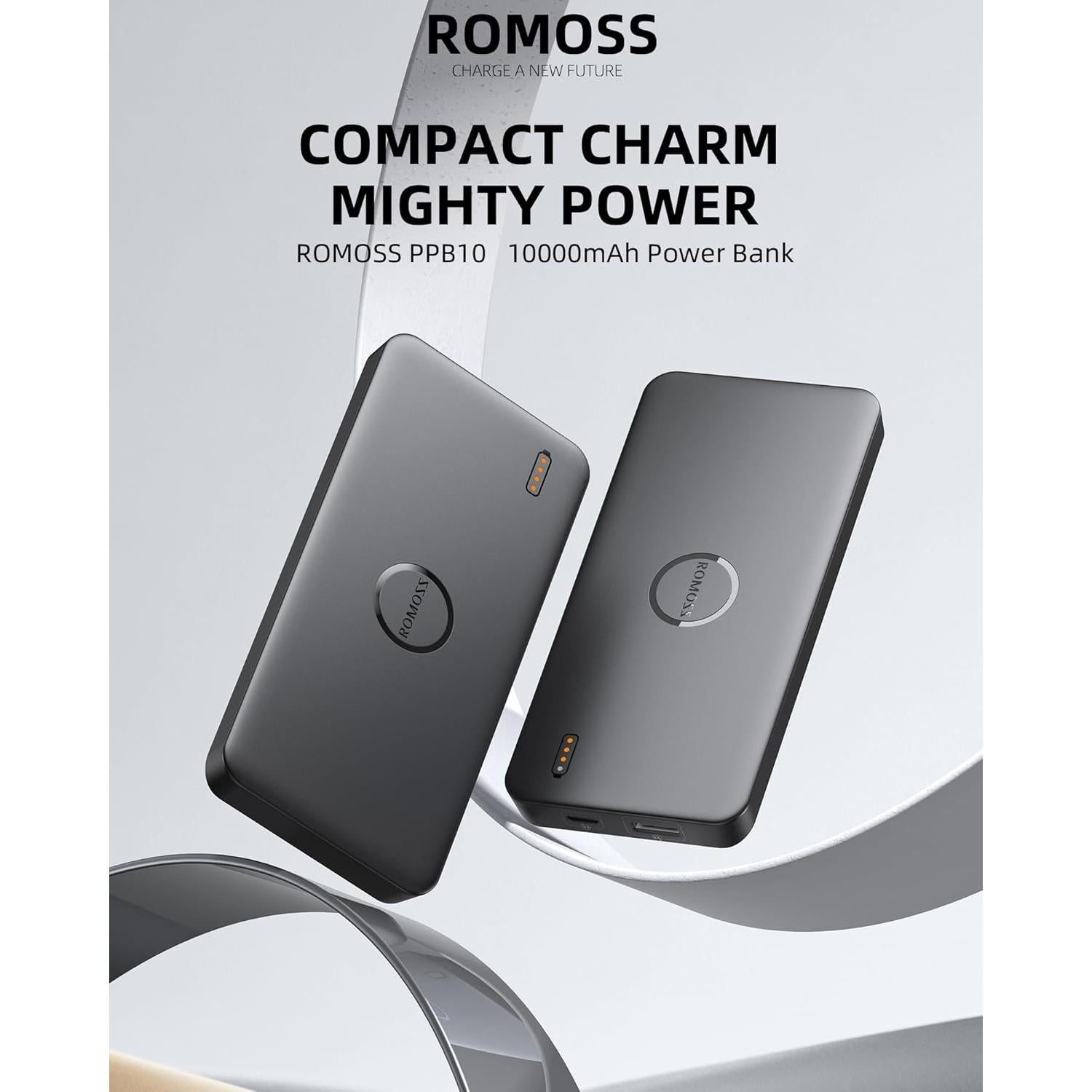 Cargador Portátil ROMOSS PPB10-401 10000mAh USB-C Slim