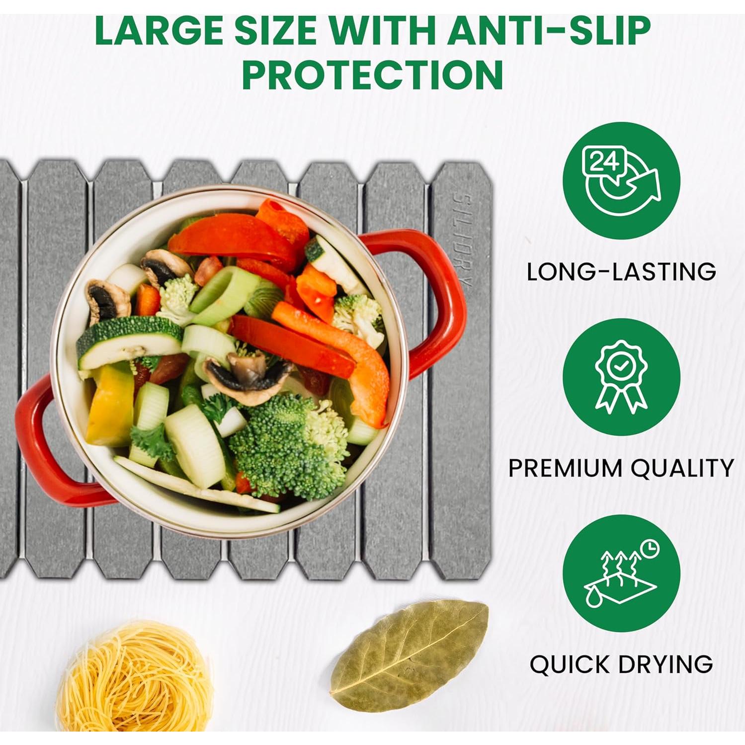 Alfombrilla de Secado de Piedra SILIDRY 61x41cm Absorbente