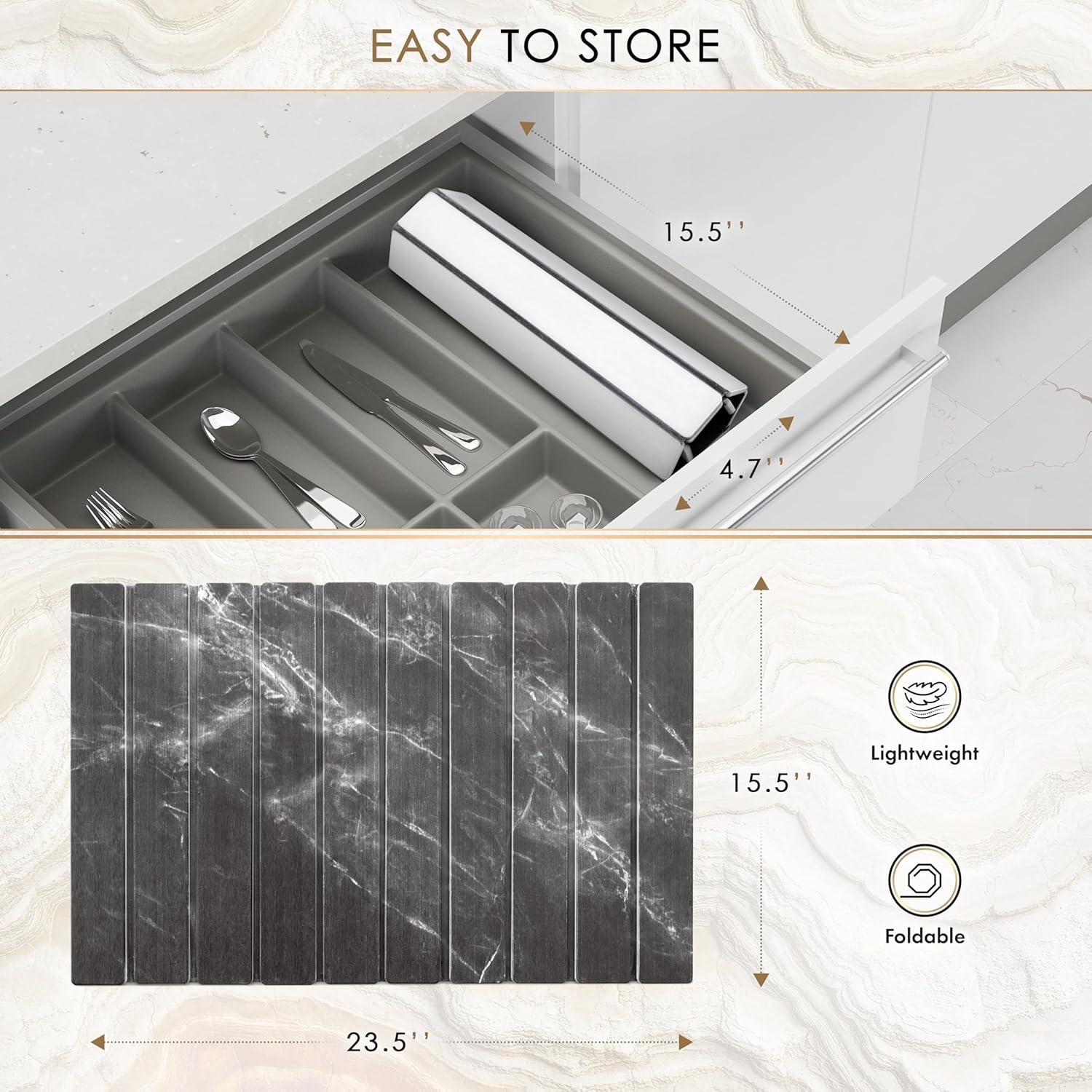 Alfombrilla de Secado de Piedra Diatomácea DripNDry 61x40cm