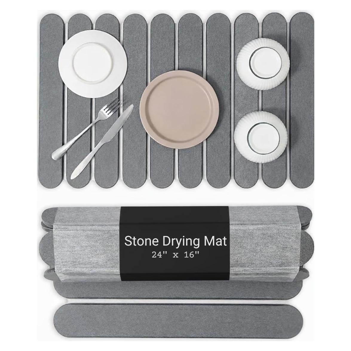 Tapete Plegable para Secar Platos CoreStraw 61x41 cm Antideslizante