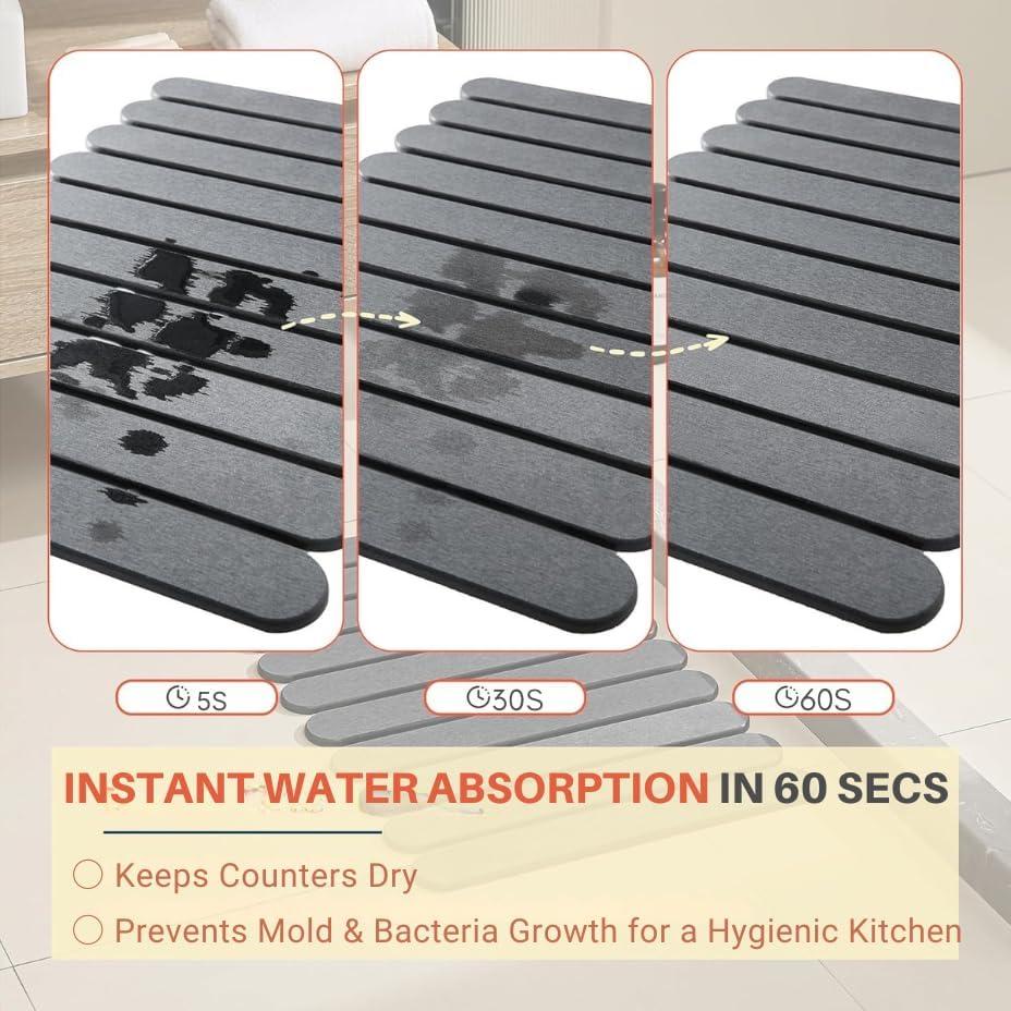 Tapete Plegable para Secar Platos CoreStraw 61x41 cm Antideslizante