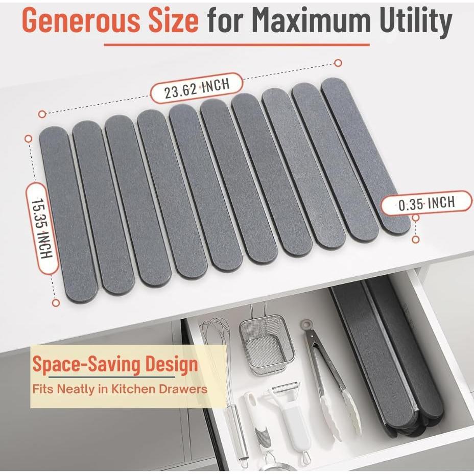 Tapete Plegable para Secar Platos CoreStraw 61x41 cm Antideslizante