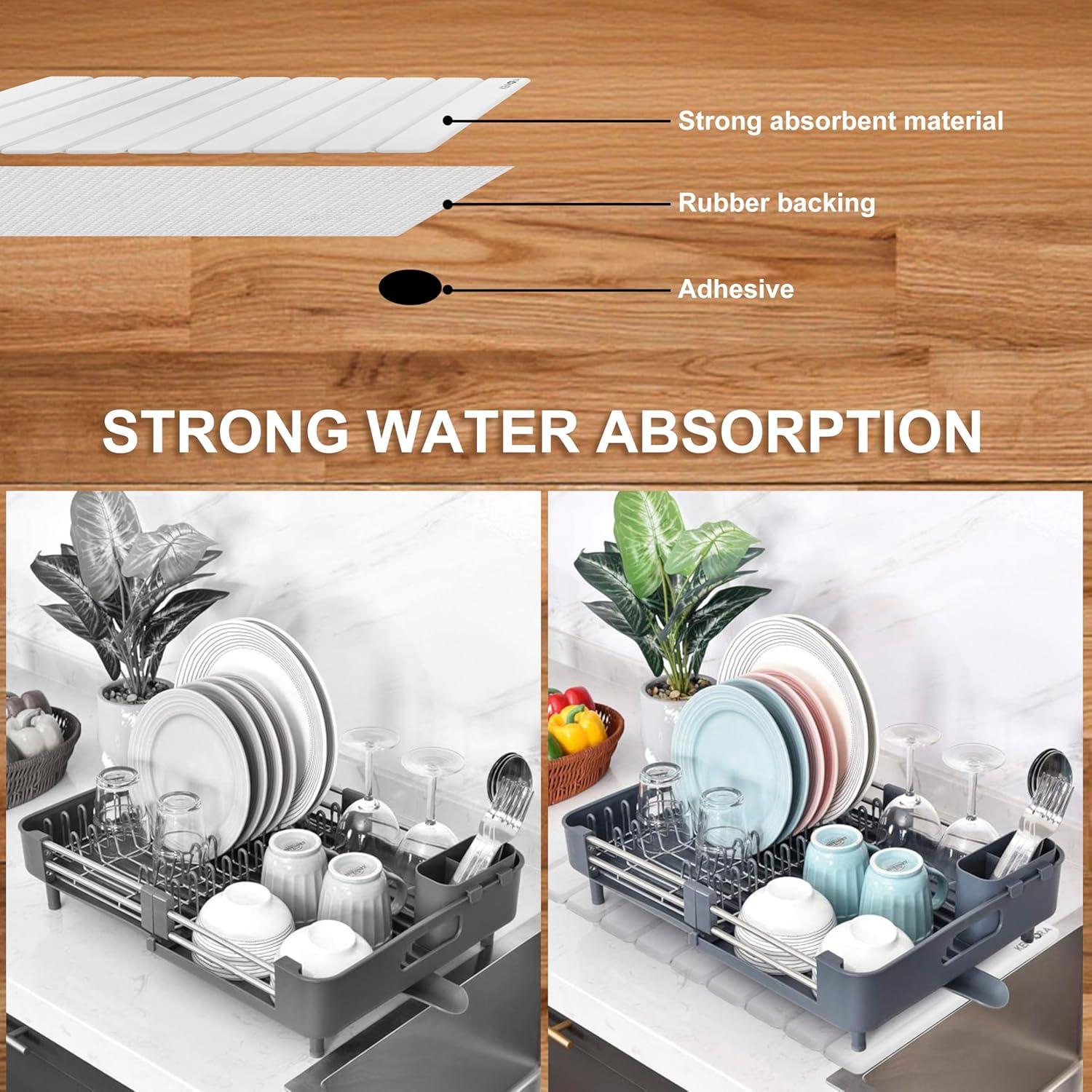 Alfombrilla de Secado de Piedra Kennora 61x40.6 cm Antideslizante