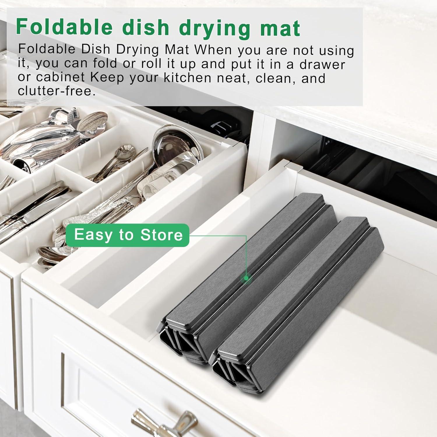 Alfombrilla de Secado de Piedra UOSHXAH 61x41cm Antideslizante