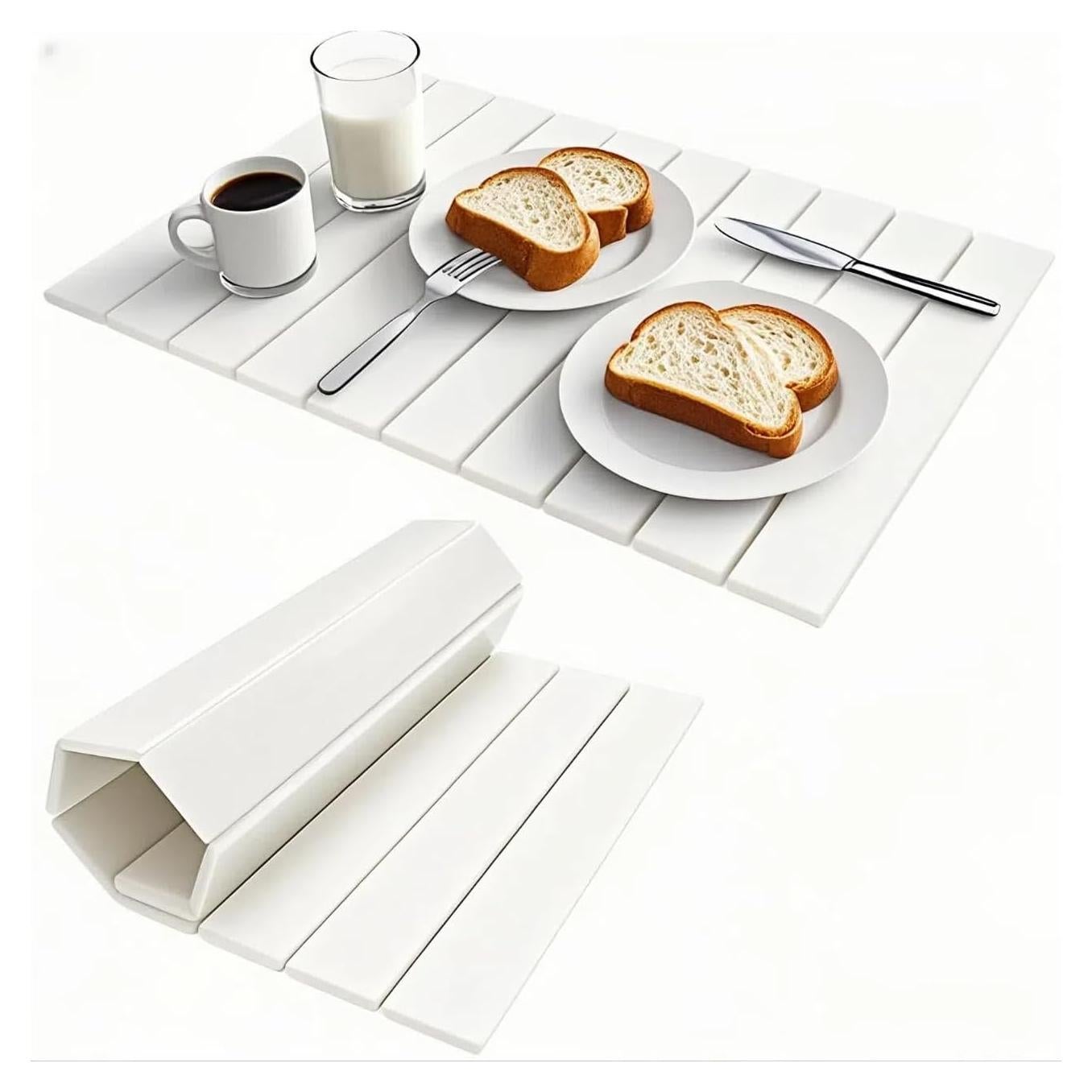 Alfombrilla de Secado de Piedra Diatomácea ZZCJAY 60x39 cm Blanca