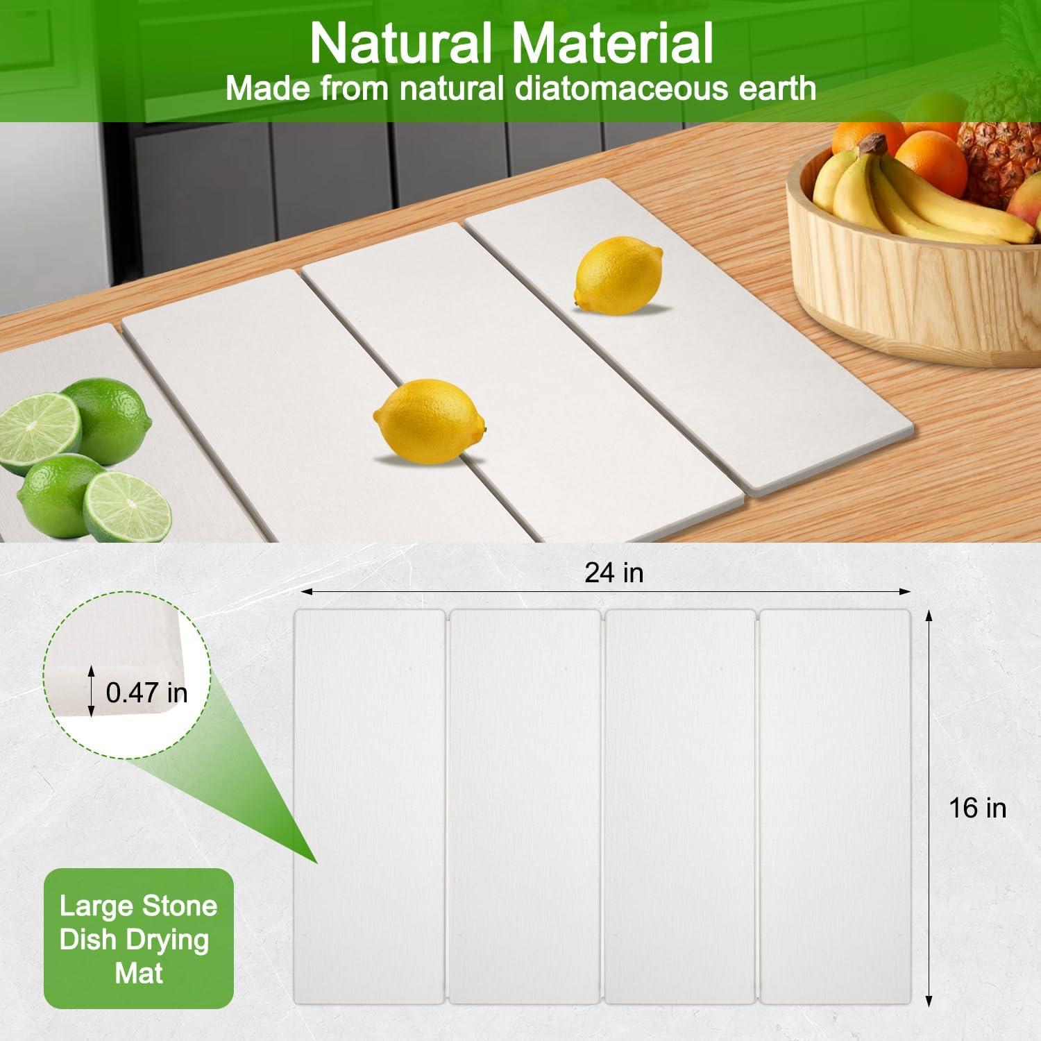 Alfombrilla de Secado Rápido Lcbnhpy 61x41 cm Blanca