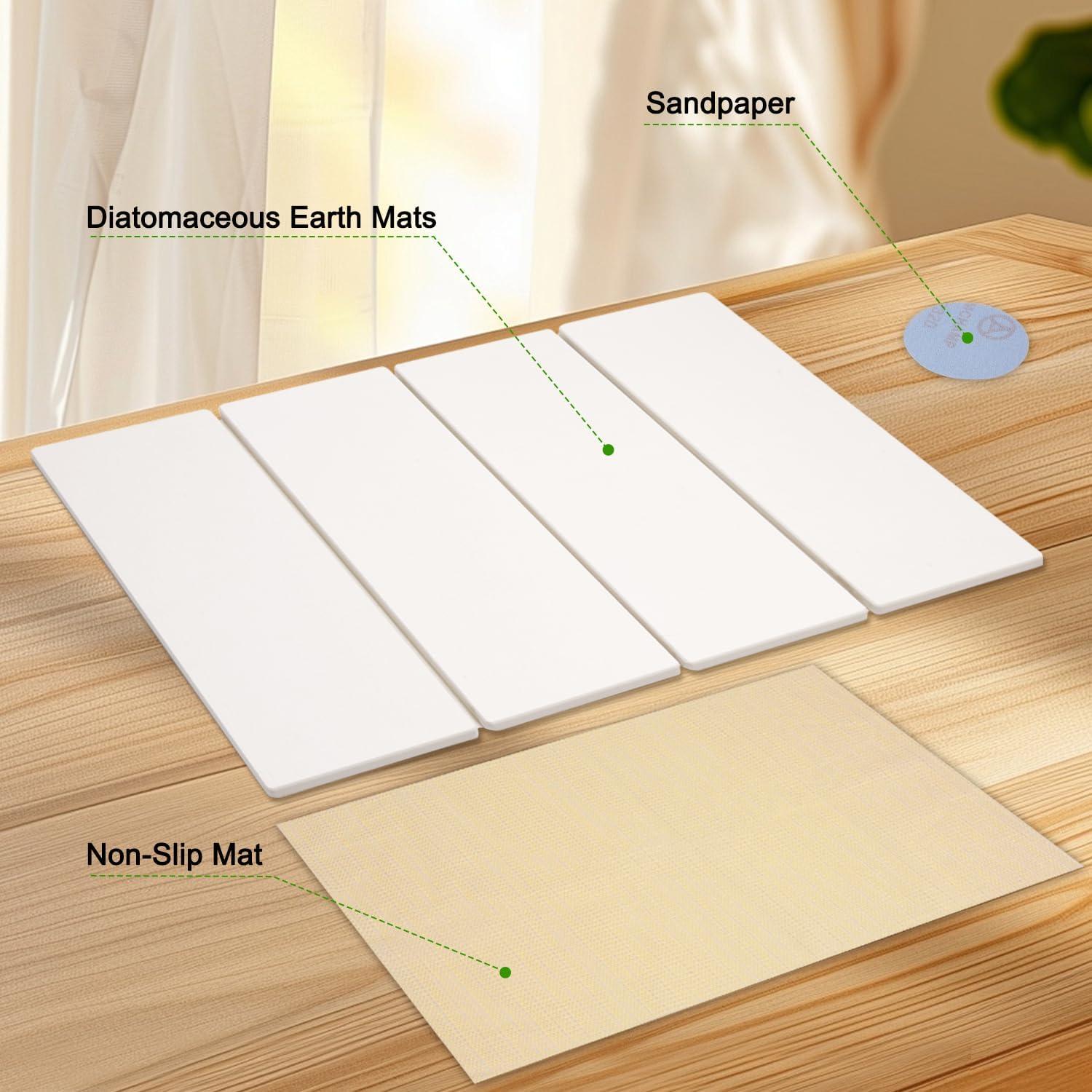 Alfombrilla de Secado Rápido Lcbnhpy 61x41 cm Blanca