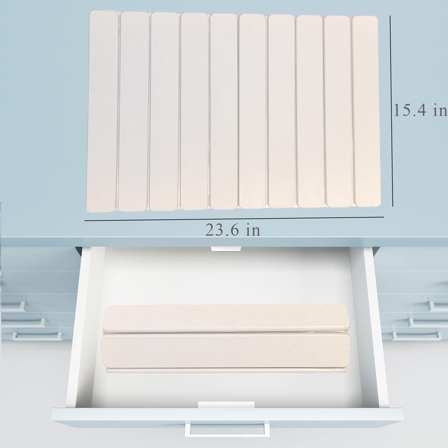 Alfombrilla de Secado de Platos MATNHZUF 60x39 cm Plegable