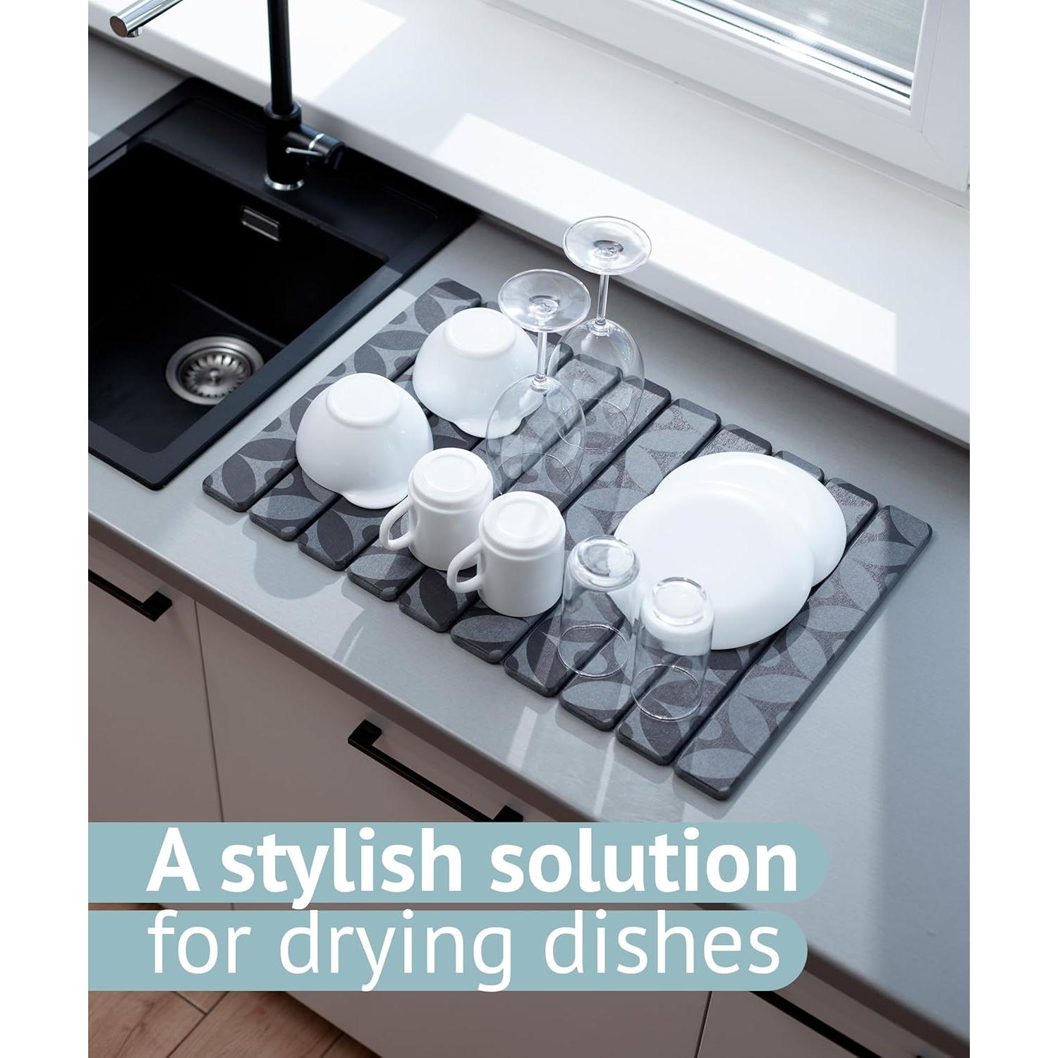 Alfombrilla de Secado de Piedra Diatomácea 60x39 cm Ecológica