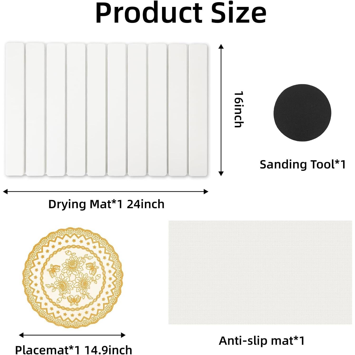 Alfombrilla de Secado Rápido Hoborato 61x41 cm Ecológica