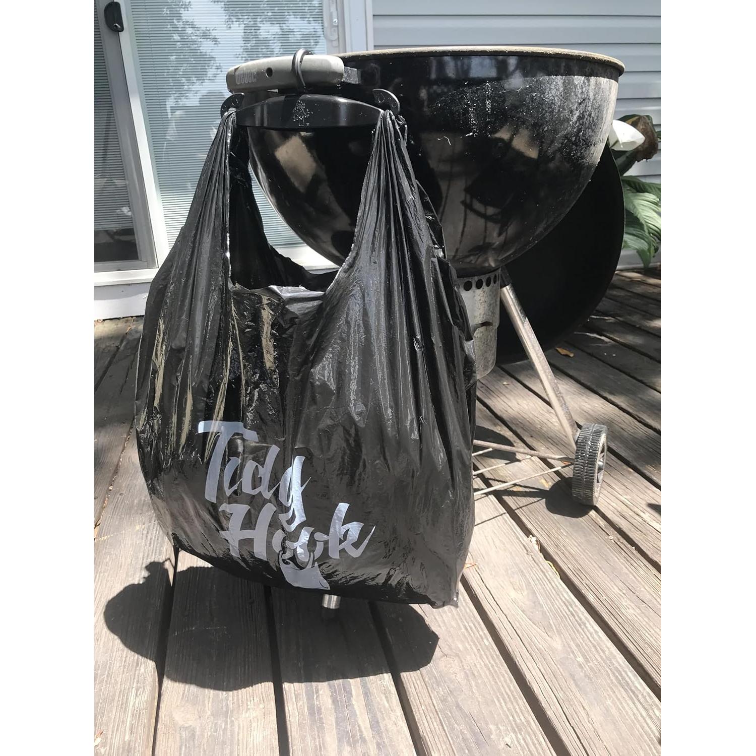 Soporte de bolsa de basura Tidy Hook para puerta 10 galones