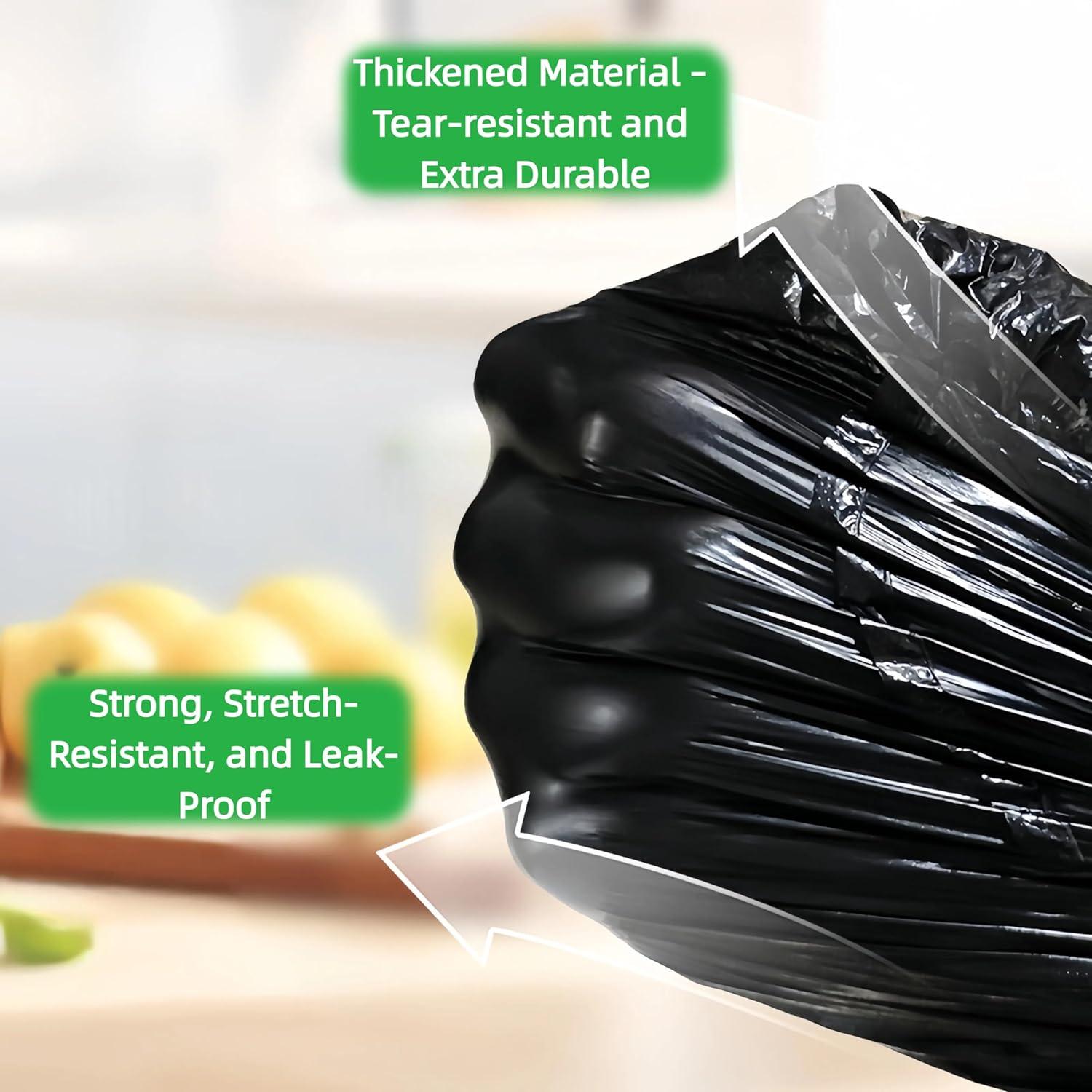 Bolsas de Basura Negras CWYZA 100 Unidades Resistentes y Ecológicas