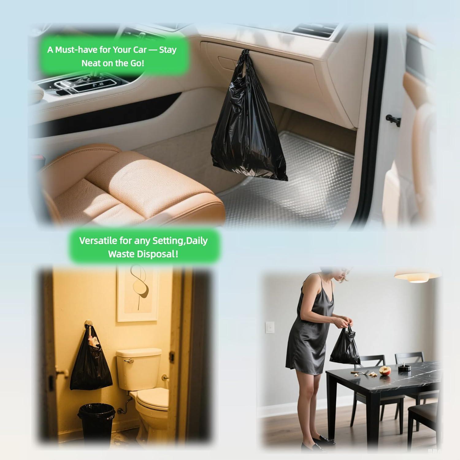 Bolsas de Basura Negras CWYZA 100 Unidades Resistentes y Ecológicas