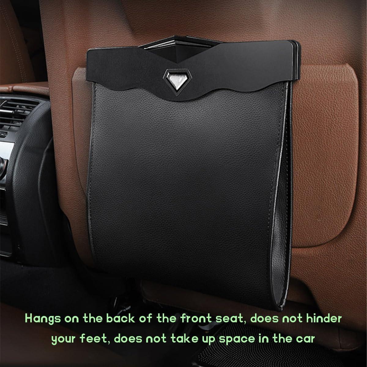 Basurero LED Inteligente BWBWND para Auto, Impermeable y Plegable