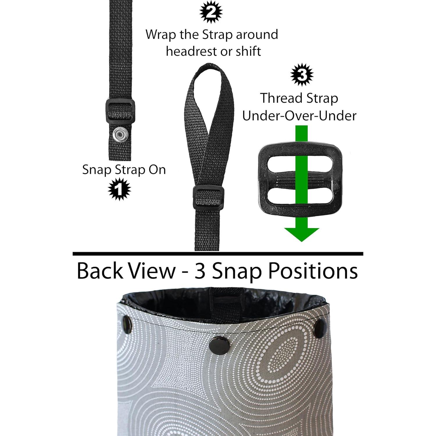 Bolsa de Basura para Auto The Mod Mobile - Gris 30.48x20.32cm