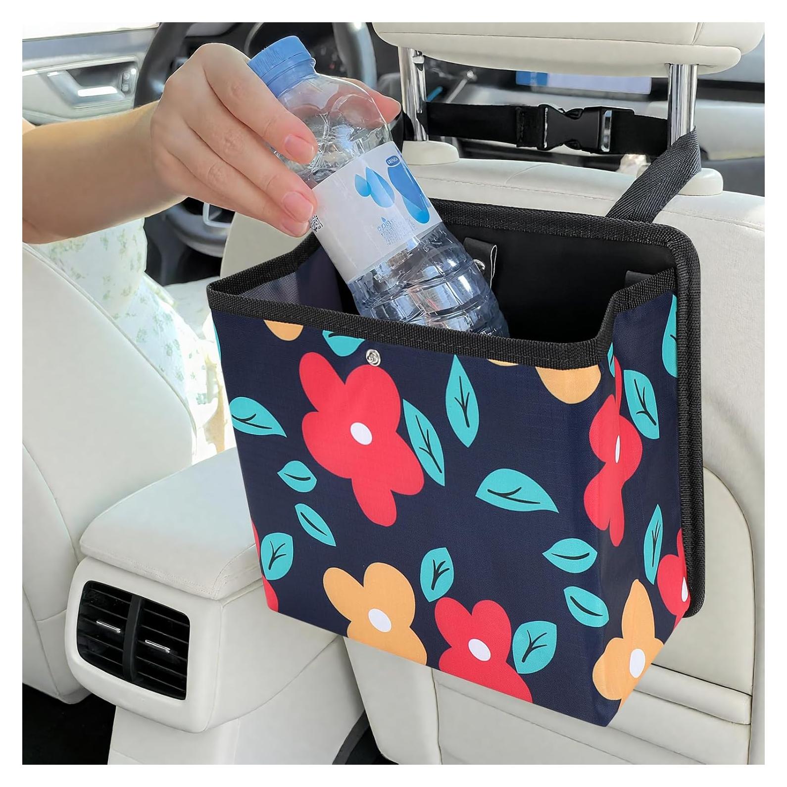 Cubo de Basura Colapsable Accmor para Coche Azul Marino