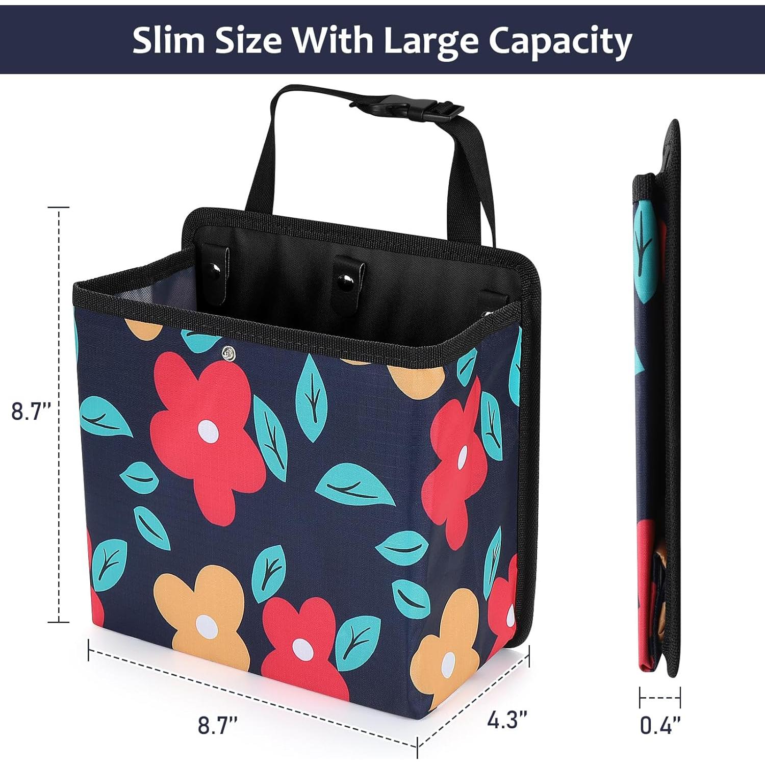 Cubo de Basura Colapsable Accmor para Coche Azul Marino