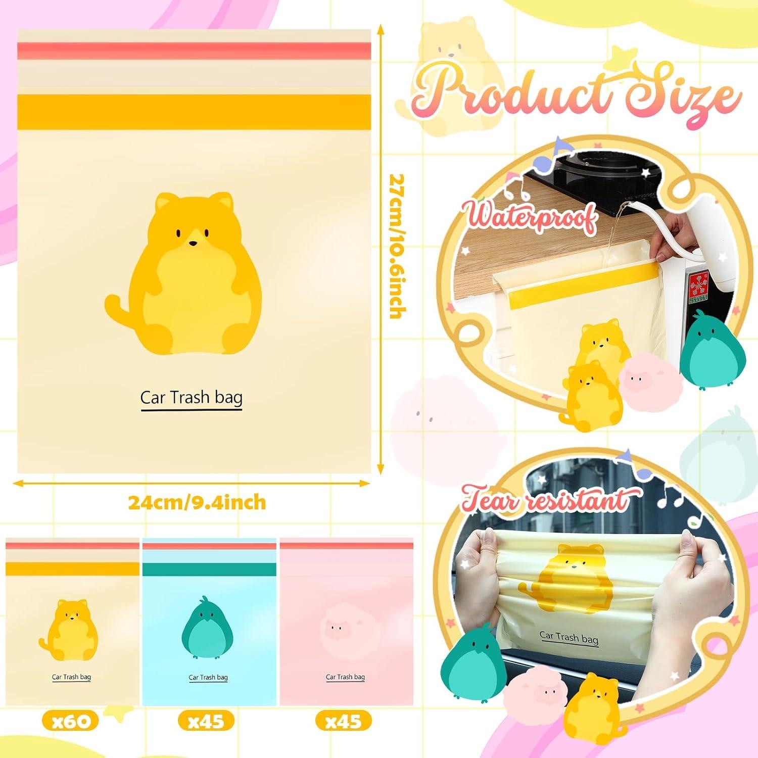 Bolsas de Basura para Autos Marspark 150 Pcs Impermeables