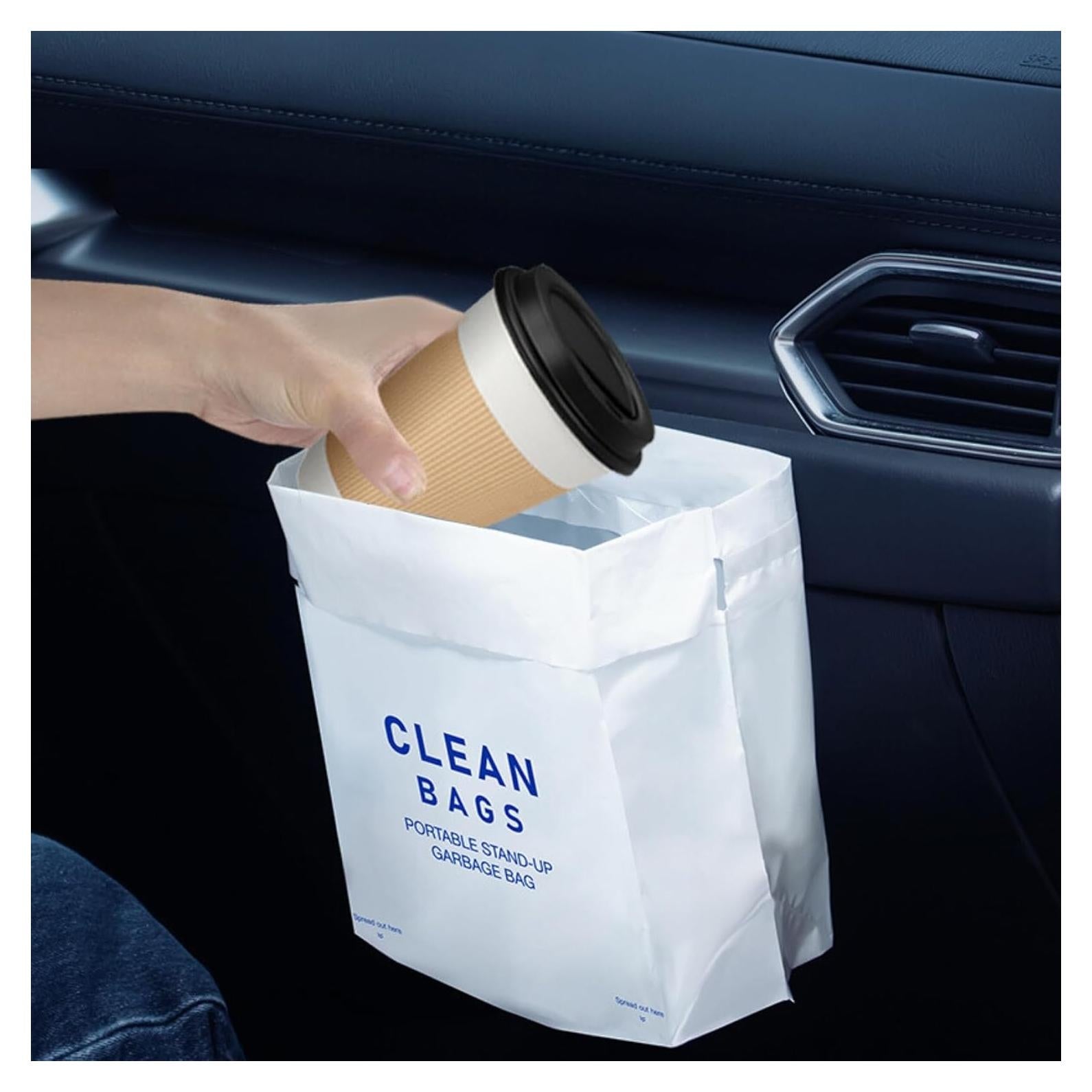 Cubo de Basura Portátil Frescares 80 Bolsas 15.1L Adhesivas