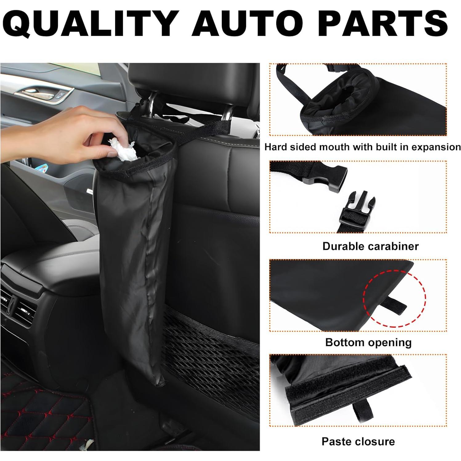 Bolsa de Basura para Auto Yourkar 2 PCS Lavable 3.8L