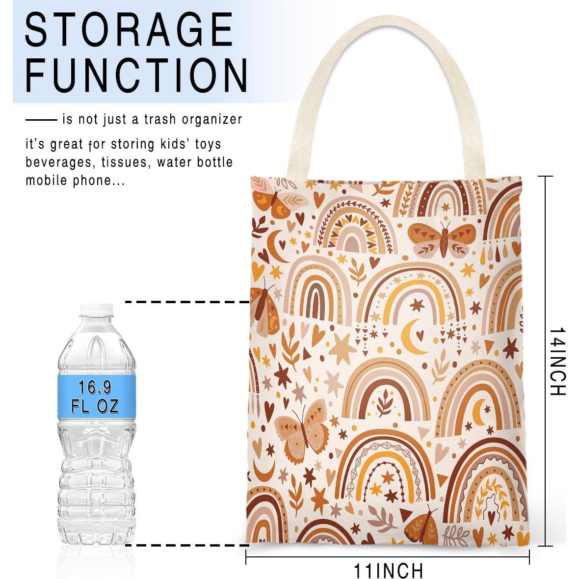 Bolsa de Basura Colgante para Auto IRADA Arcoíris Impermeable