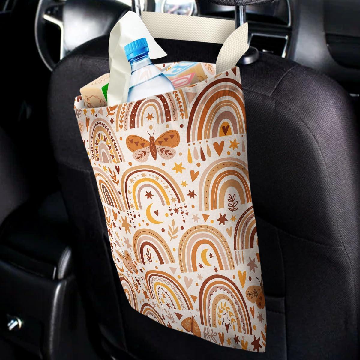 Bolsa de Basura Colgante para Auto IRADA Arcoíris Impermeable