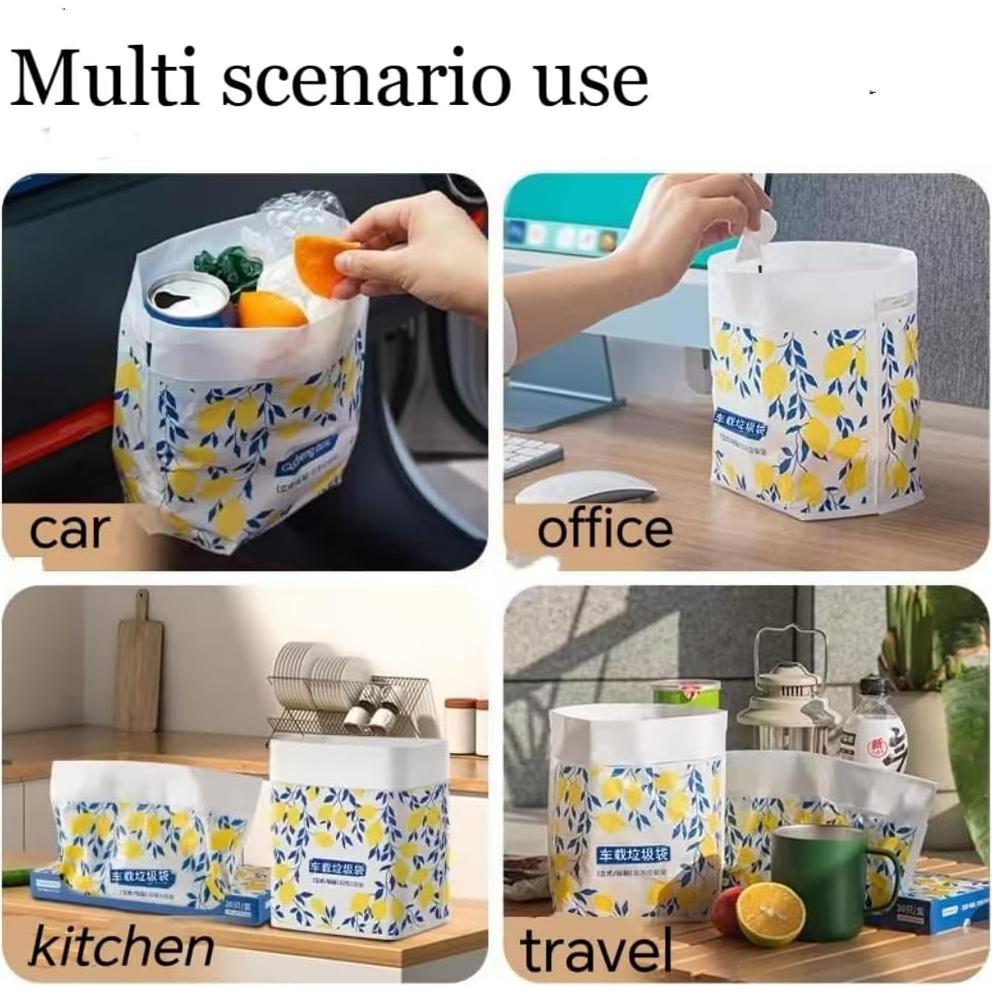 40 Bolsas de Basura Desechables Autoadhesivas Genérico 2.84L